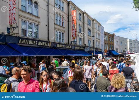 Portobello Market in Notting Hill, London, England, UK Editorial Image - Image of britain ...