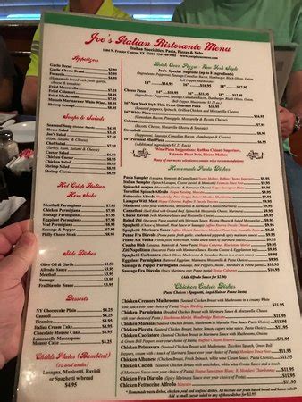 Joe S Italian Restaurant Conroe Menu Prices Restaurant Reviews