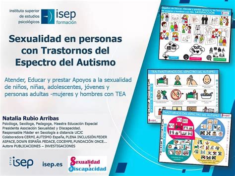 Sexualidad Y Tea Máster En Trastorno Del Espectro Autista Isep Sexualidad Y Discapacidad