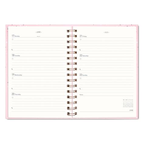 2024 25 Diary Weekly Mid Year Diary Wiro Pink Matilda Myres