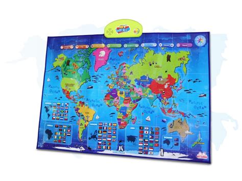 Interactive World Map Toy Gillie Donnamarie