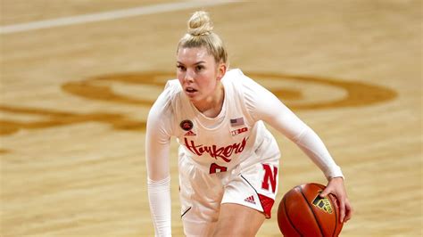 Nebraska Women’s Basketball Coach Chuck Love, Guard Ashley Scoggin ...