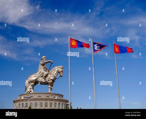 Genghis Khan equestrian statue, Genghis Khan theme park, Chinggis Khaan ...