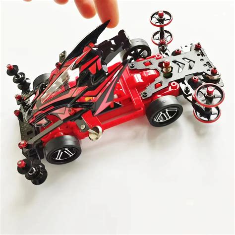 Tamiya Sasis Suspensi Internal Mini 4WD Mobil Dengan CNC MS Pada Kepala