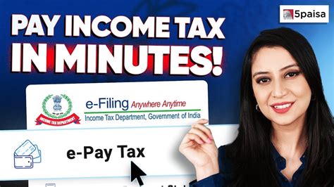 How To Pay Income Tax Online E Pay Tax Self Assessment Tax File