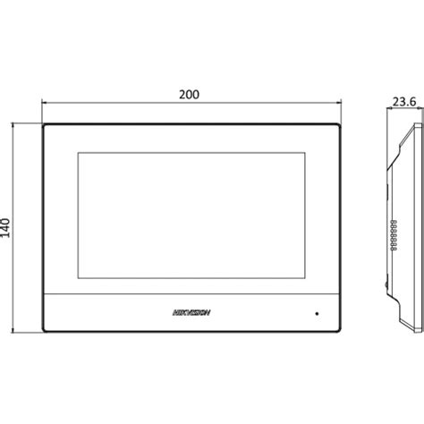 Wideodomofon HIKVISION DS KIS604 S W KIT IP PL604 W IP Full HD