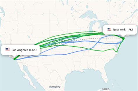 how long is the flight from lax to new york