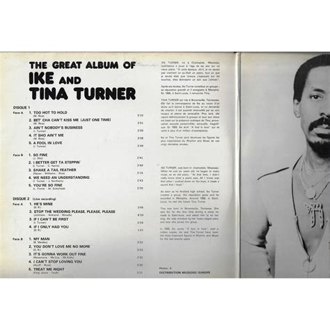 The Great Album Of Ike And Tina Turner Too Hot To Hold Bet Cha Can