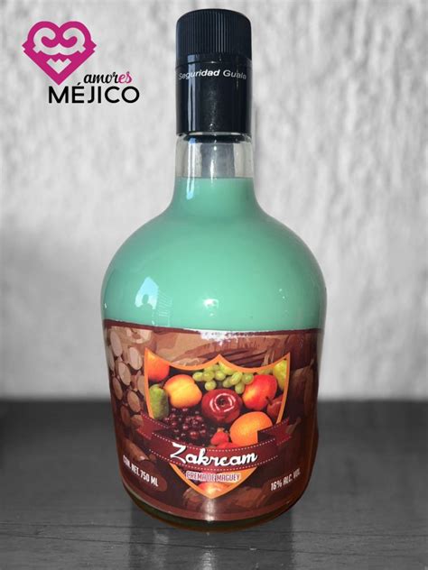 CREMA DE MEZCAL SABOR CHOCO MENTA AmoresMejico