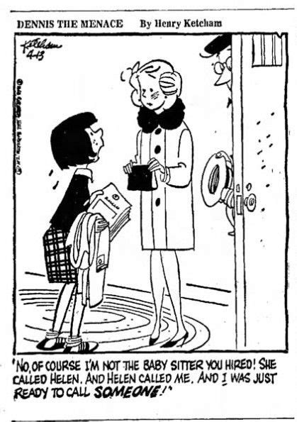 Dennis The Menace By Hank Ketcham In 2024 Dennis The Menace Funny