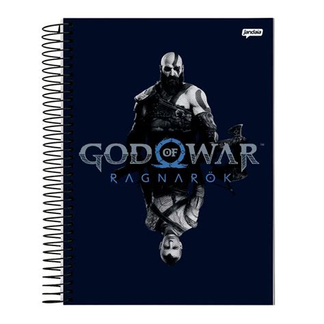 Caderno Universitário Capa Dura God Of War 1 Matéria Jandaia