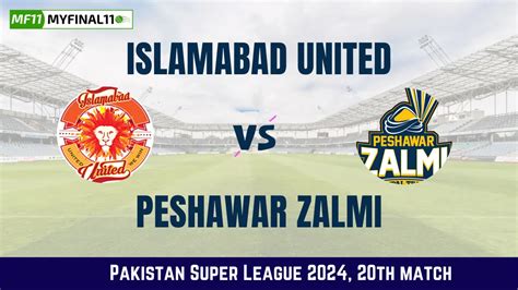 Isl Vs Pes Live Score Islamabad United Vs Peshawar Zalmi Live Cricket