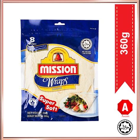 Mission Wrap Tortillas Original 8s X 360g Asean Os Shopee Singapore