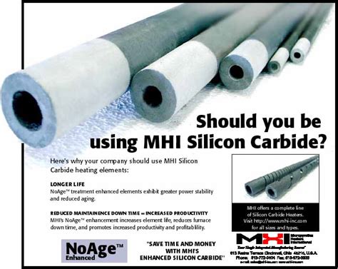 Silicon Carbide Heating Elements MHI INC