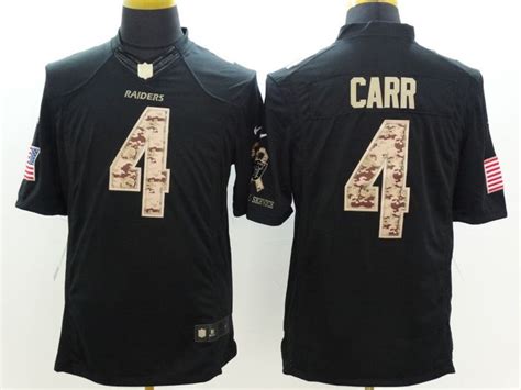 Cheap Wholesale Mens Oakland Raiders #4 Derek Carr Nike Black Salute To ...