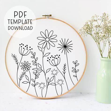 Printable Free Embroidery Patterns In Hand Embroidery Patterns