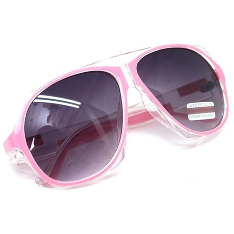 Womens Pink Sunglasses Fashion Vintage Eyeglasses Large Oversized Bold Thick Frame Pink 136