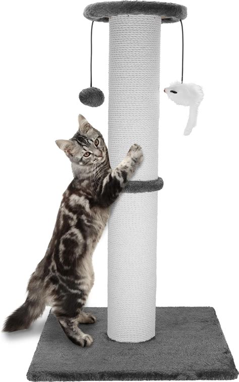 Amazon Lesure 34 Tall Cat Scratching Post Highly Resistant