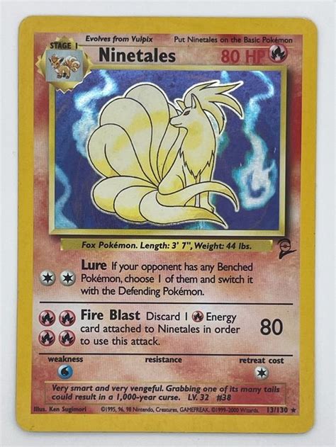 Ninetales 13130 Holo Rare Pokémon Base Set 2 Kaufen Auf Ricardo