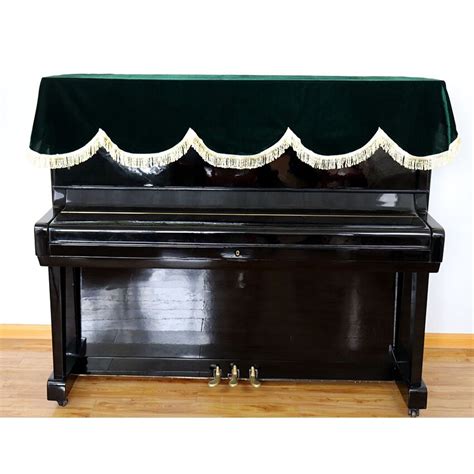 Opvouwbaar Soft Wasbare Goud Fluwelen Piano Cover Grandado