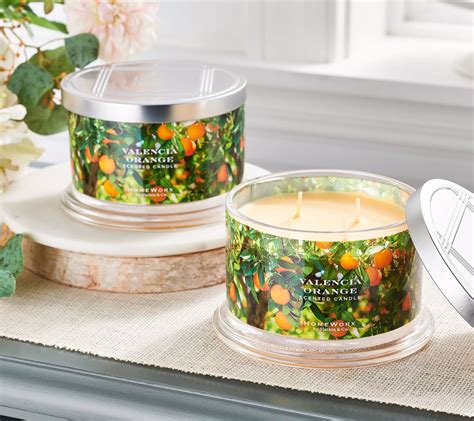 Homeworx By Slatkin Co S Valencia Orange Oz Candles Qvc