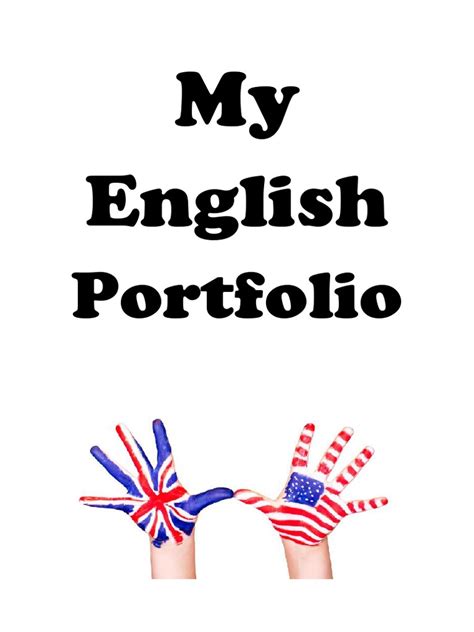 English Portfolio Template