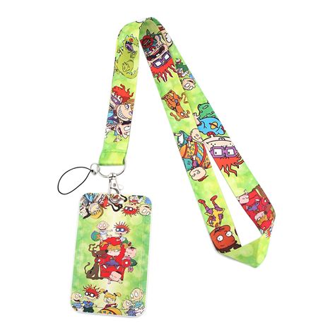 Dongmanli Lanyard Keychain Anime Lanyard Id Holder Cartoon Anime