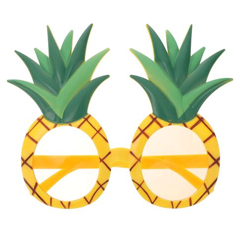 Hawaiian Party Sunglasses Pineapple Design Eyewear Summer Party Costume Eyeglasses Photo Booth