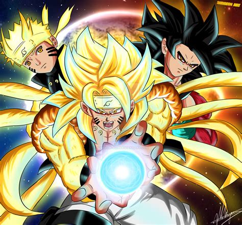 Image - Goku and naruto fusion goruto by surgeon art-db0rk7x.jpg | DB-Dokfanbattle Wiki | FANDOM ...