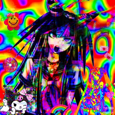 Ibuki Mioda Danganronpa Glitchcore Danganronpa Characters Glitchcore