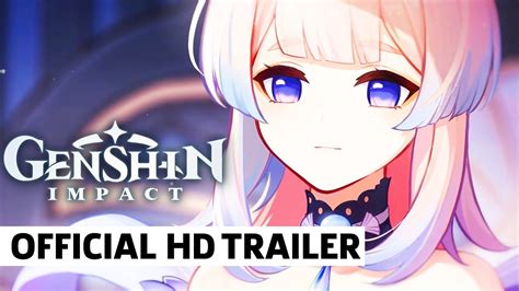 Genshin Impact Sangonomiya Kokomi Character Teaser Trailer Youtube