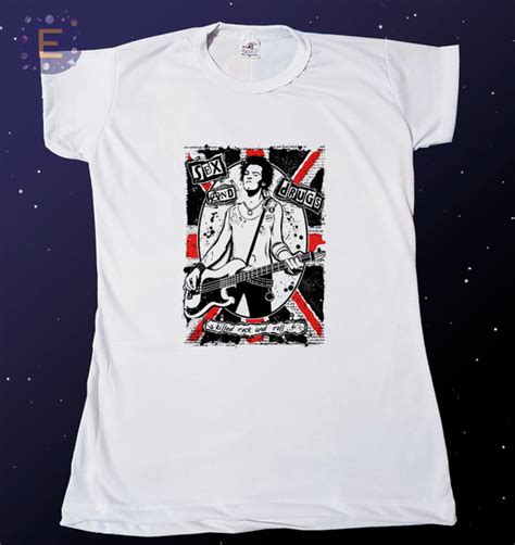 Camiseta Sex Pistols Rock Roll Produtos Personalizados No Elo