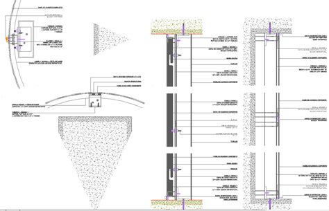 Detail Of Aluminium Composite Panel Cad Drawing Cadbull