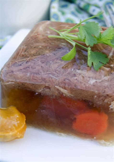 How To Make Aspic Meat Jello Meat Jello Or Aspic As It Is Formally