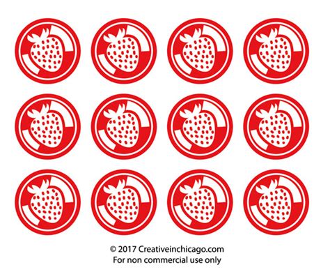 Free Labels For Home Made Strawberry Jam