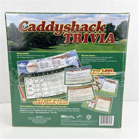 Caddyshack Trivia Game Play A Round 1000 Questions New Sealed Ebay