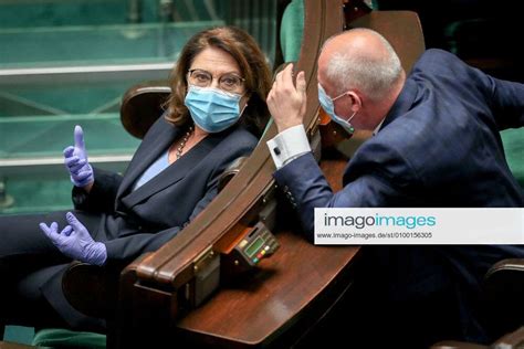 Th Sitting Of The Sejm In Warsaw During The Coronavirus Outbreak