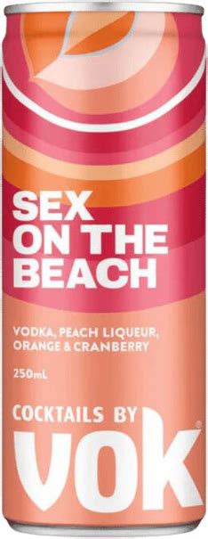 Vok Cocktail Sex On The Beach Can 1x250ml Liquor Legends