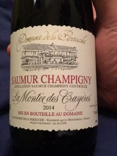 Domaine de la Perruche La Montée des Crayères Saumur Champigny Vivino US