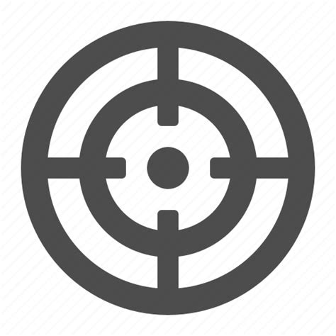 Aim Bullseye Marketing Scope Target Icon