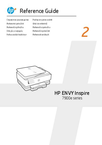 Hp Envy Inspire 7900e Reference Guide Installation And Support Hp®