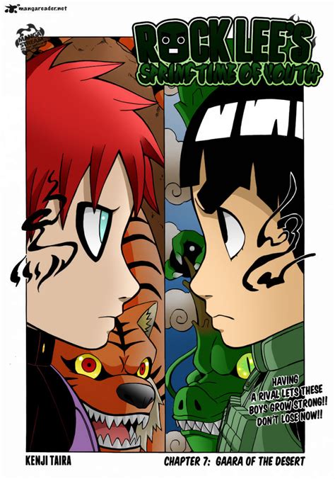 Springtime of youth : Rock Lee vs Gaara! by BlazeMizu on DeviantArt