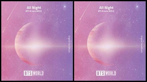 Lirik Lagu All Night Bts Feat Juice Wrld Ost Bts World Part 3 Lengkap