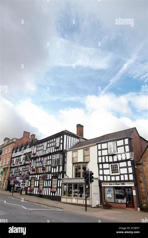 Ledbury Market Town In Herefordshire England Stock Photo Alamy