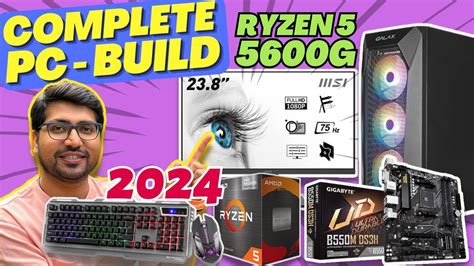 AMD RYZEN 5 5600G PC BUILDFULL GAMING PC BUILD UNDER 40000 YouTube