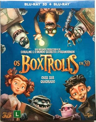 Blu Ray Os Boxtrolls D D Original Lacrado Parcelamento Sem Juros