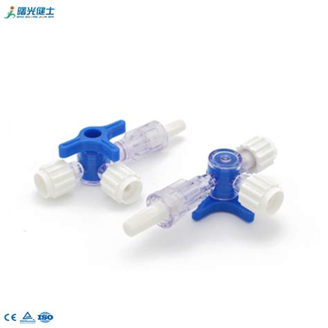 Infusion Low Pressure Control Plastic Three Way Medical Valve China