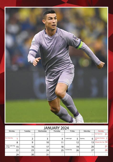 Cristiano Ronaldo Calendarios de pared 2024 Consíguelos en Posters es