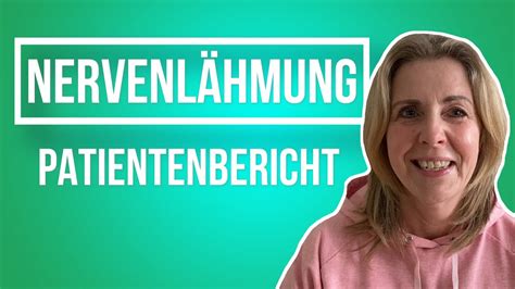 Facialisparese Nervenlähmung Lähmung Patientenbericht YouTube