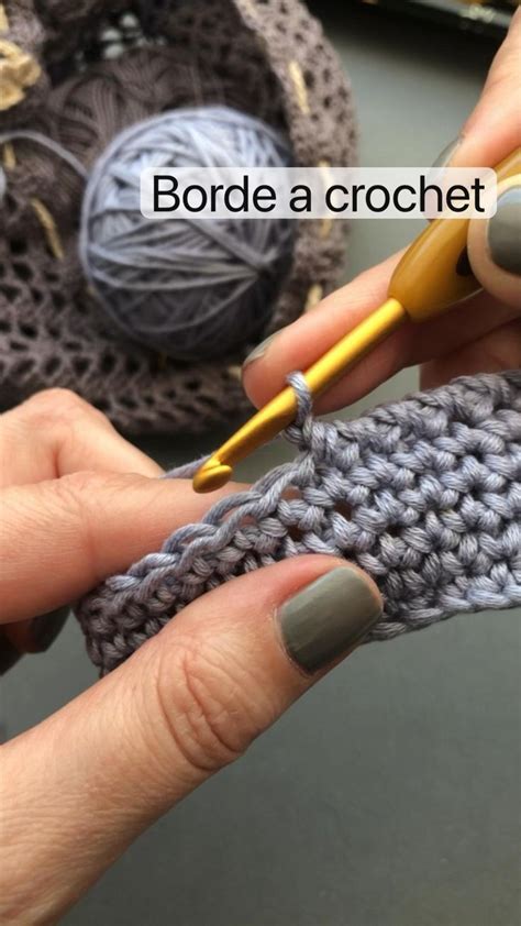 Borde A Crochet En Un Punto Bajo Especial Paso A Paso Principiantes